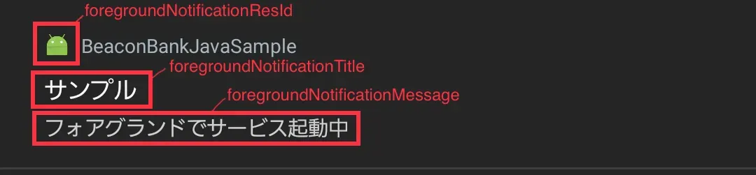 BeaconBankサービスの起動
